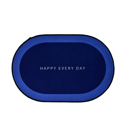 Anti slip Oval Mat, Super Absorbent Floor Mat, Bath Mat, Soft Carpet , bathmat