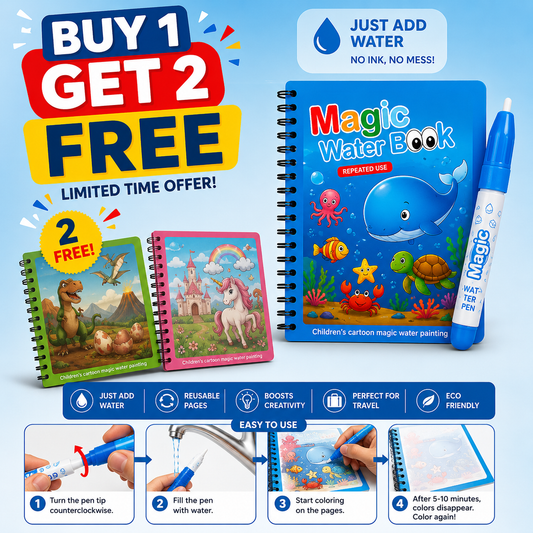 🌈 Magic Water Coloring Book ( BUY 1 GET 2 FREE )